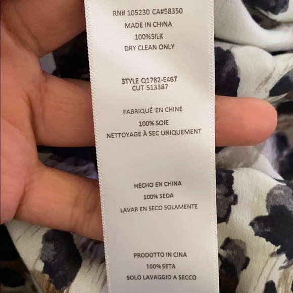 Equipment Femme Leopard Print Tunic Dress - Picture 6 of 6